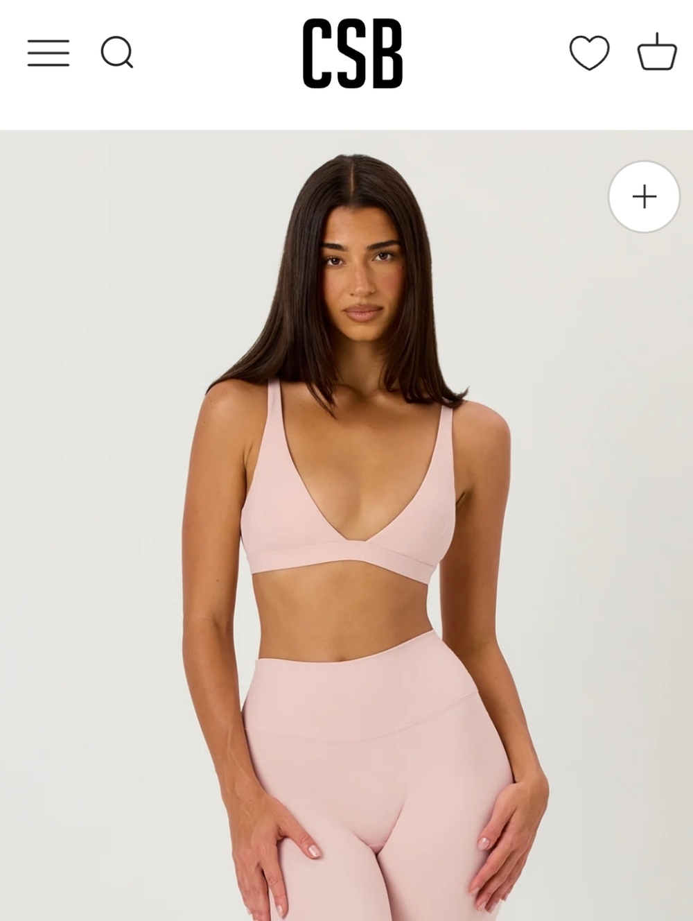 CSB Contour Crop- Blush